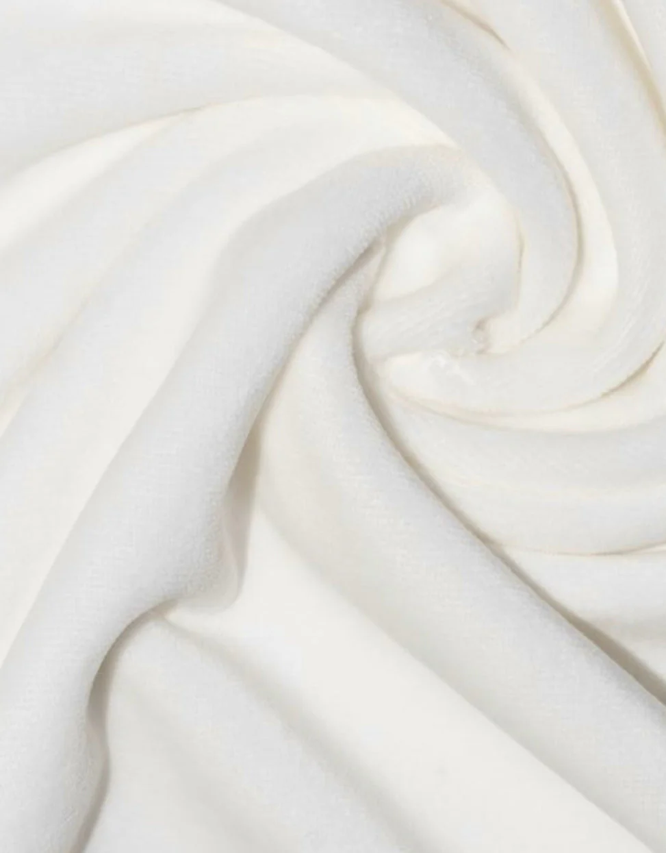 Cotton Velour Eggshell