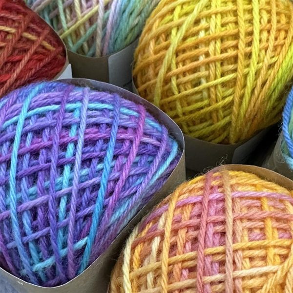 8 ply Merino Wool - Multi Coloured Hand-dyed 50g - Image 2