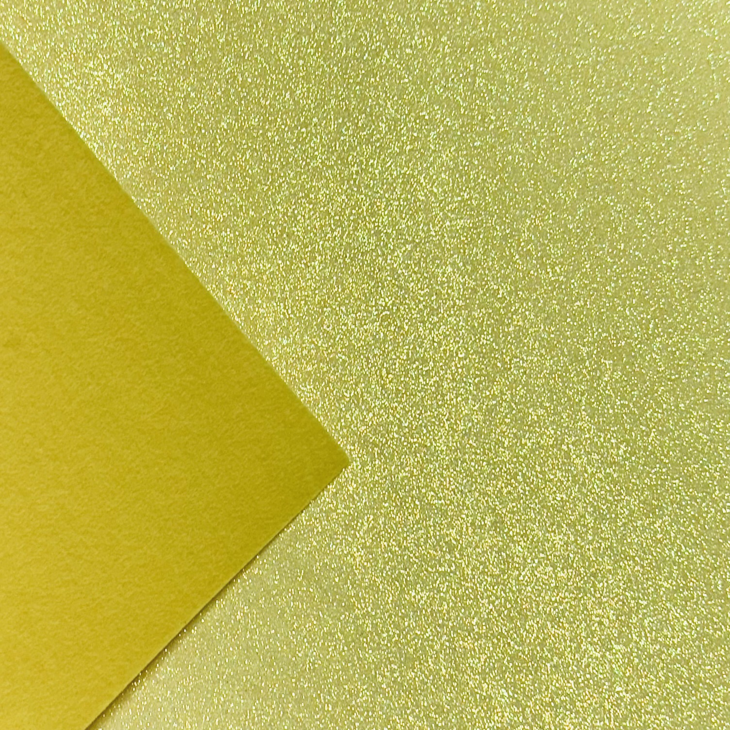 Glitter Felt - Butter Yellow