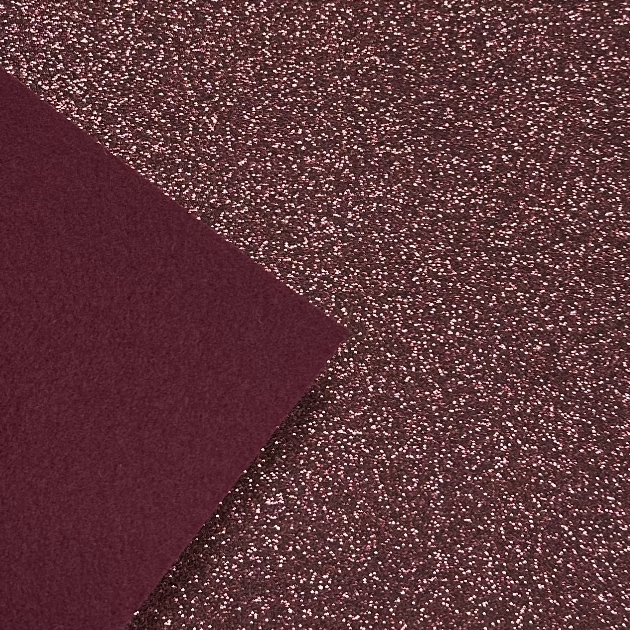 Glitter Felt - Dark Red