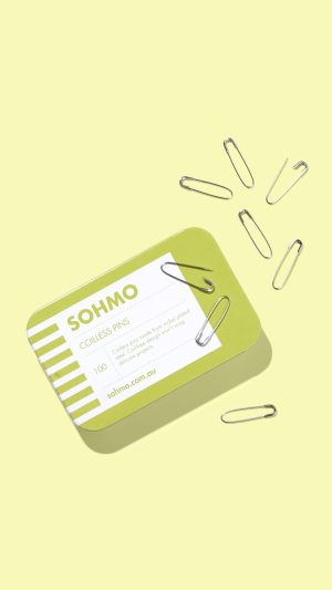 SOHMO Coilless Pins — Snag-Free Safety Pins for Knitting, Crochet & Sewing