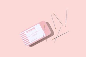 SOHMO Easy Thread Needles - Self-Threading Sewing Needles Made in Japan