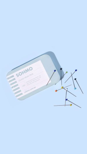 SOHMO Glass Head Pins - Heatproof Dressmaking Pins