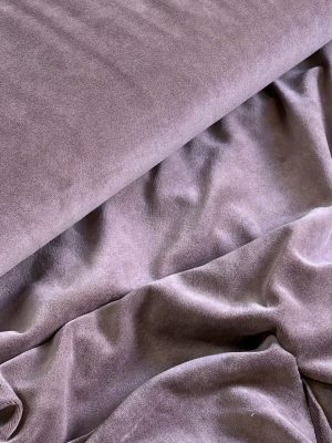 Cotton Velour Dusty Pink