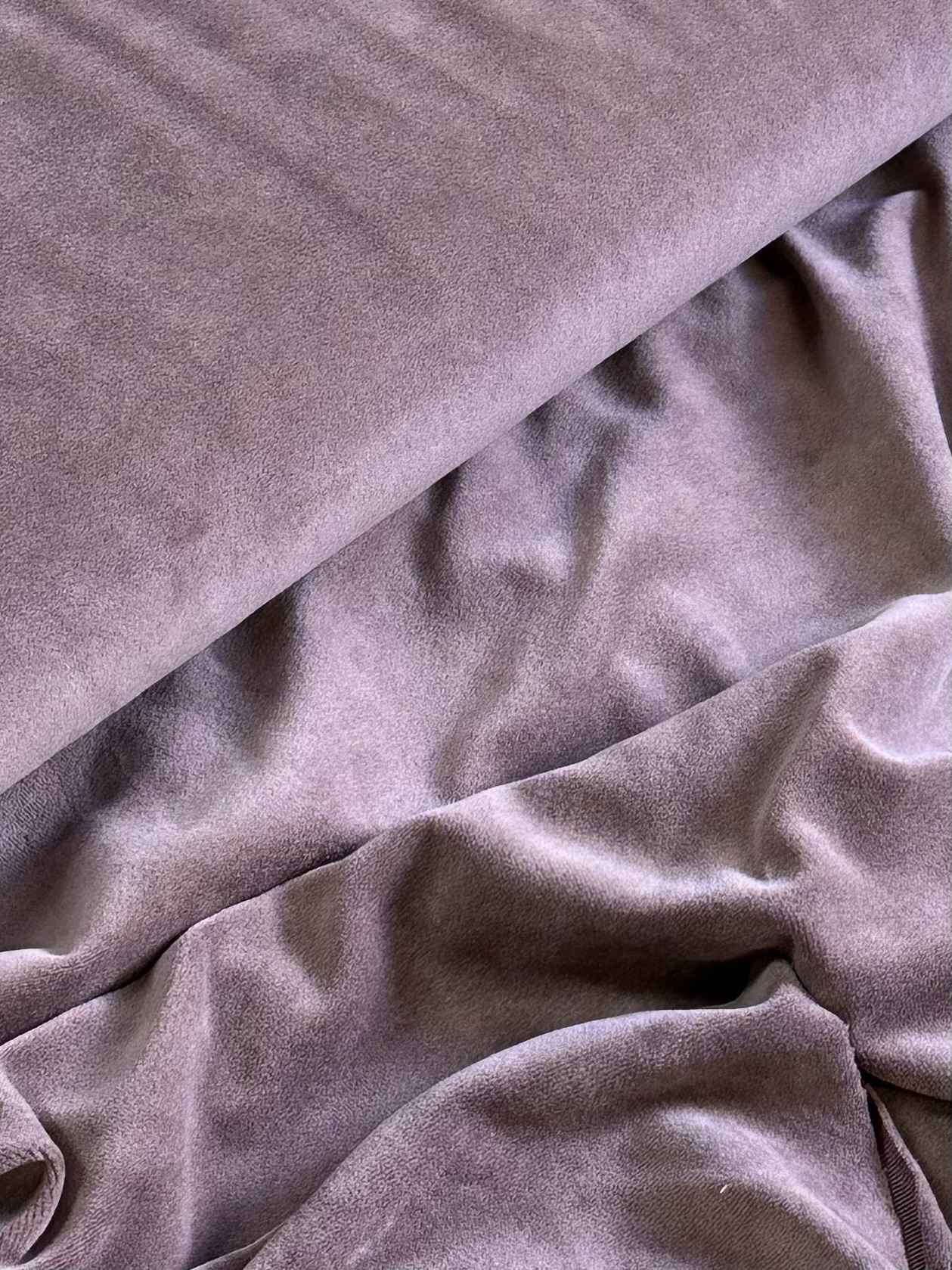 Cotton Velour Dusty Pink