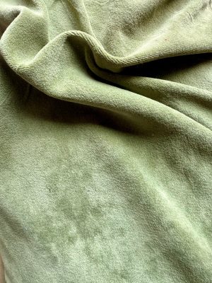 Cotton Velour Italian Olive