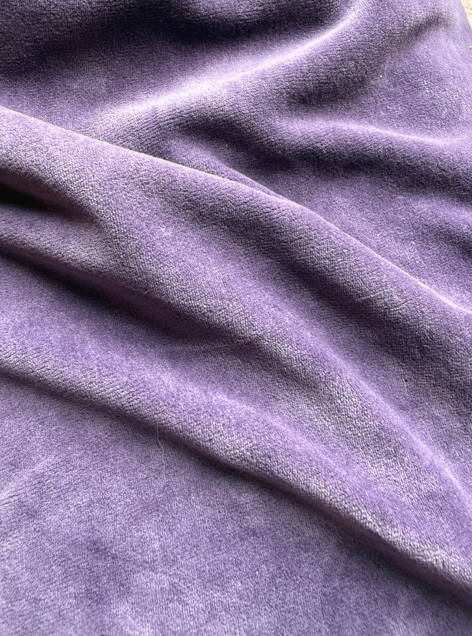 Cotton Velour Light Lilac