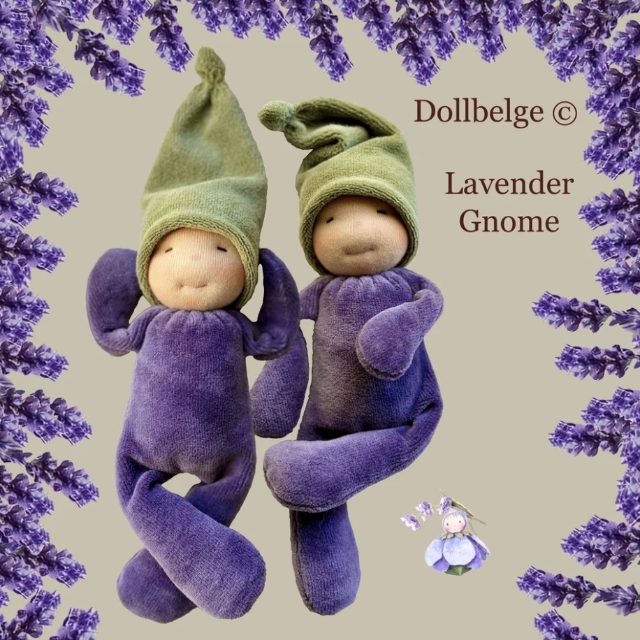 Lavender Gnome Dollmaking Kit - Image 2