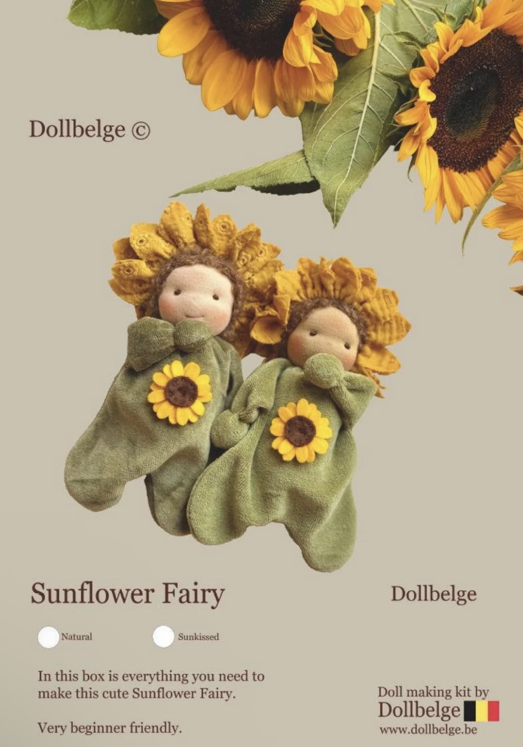 Sunflower Fairy Dollmaking Kit - Image 2