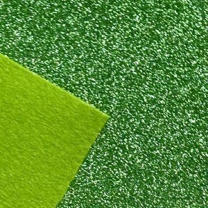 Glitter Felt - Citron