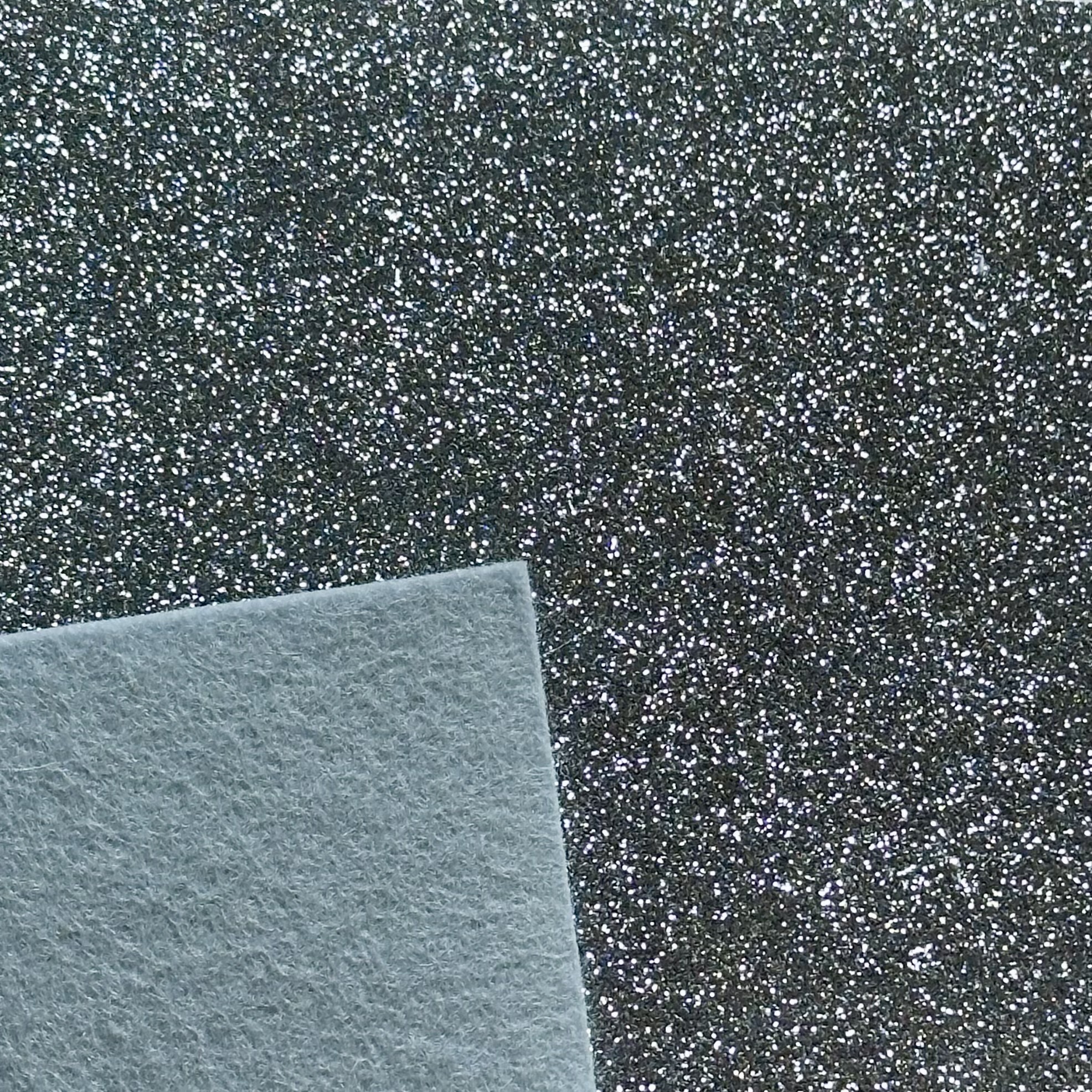 Glitter Felt - Silver
