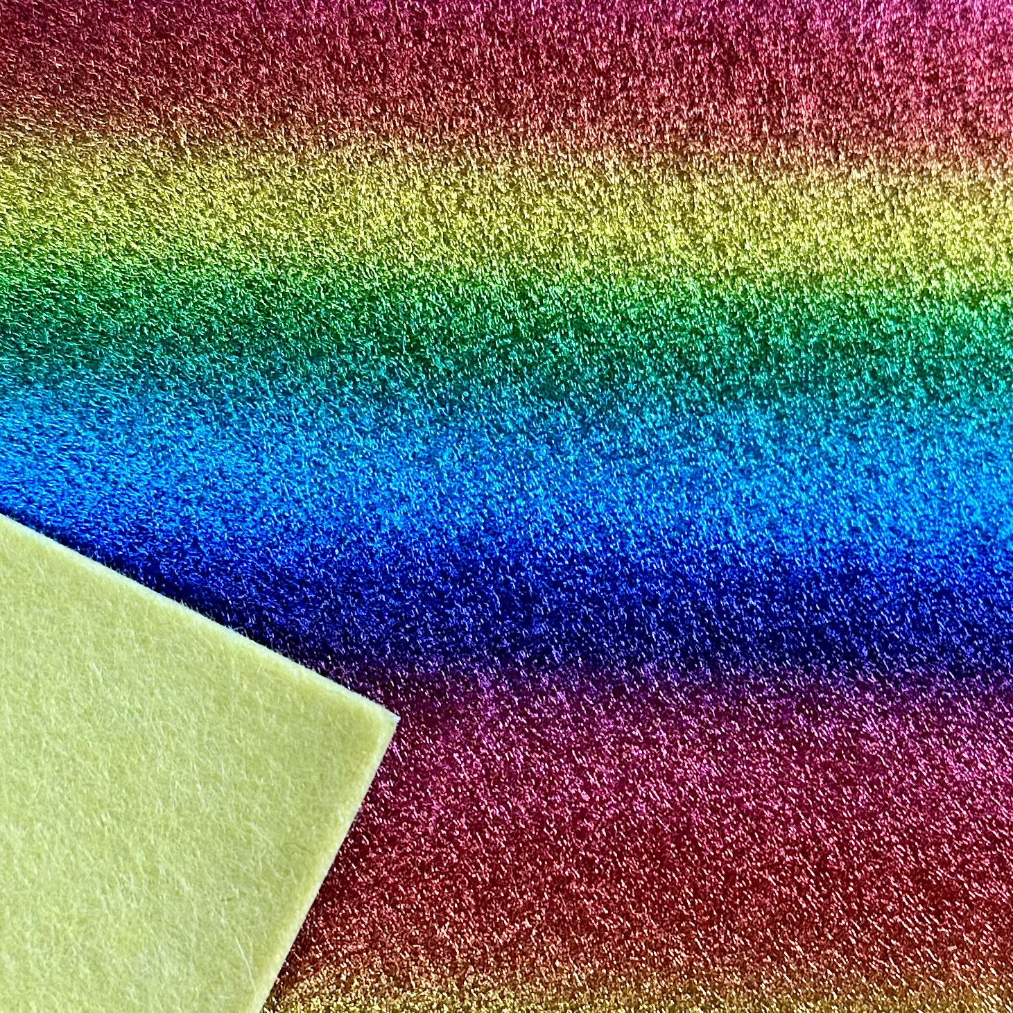 Metallic Felt - Rainbow