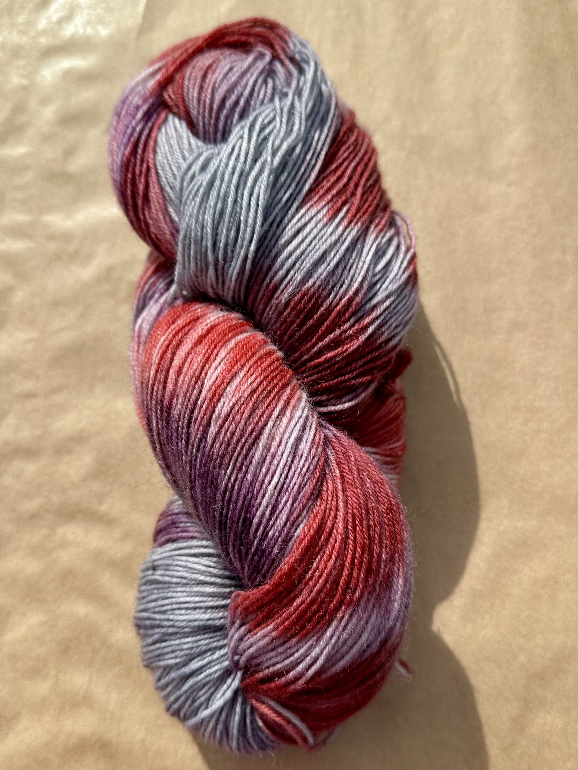 Hand Dyed 4 Ply Sock Yarn - #5
