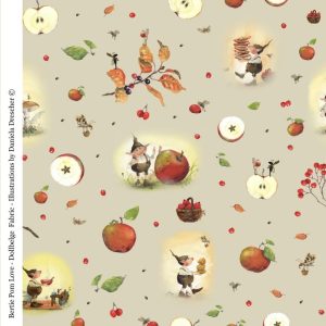 Fabric - Bertie Pom Love (apples)