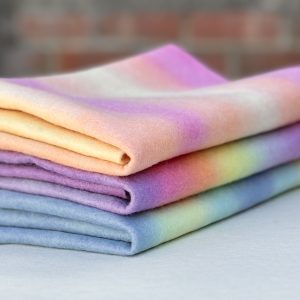 Multi-coloured 100% Wool Felt Stripes