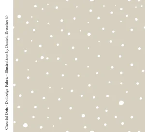 Bone White - Cheerful Dots